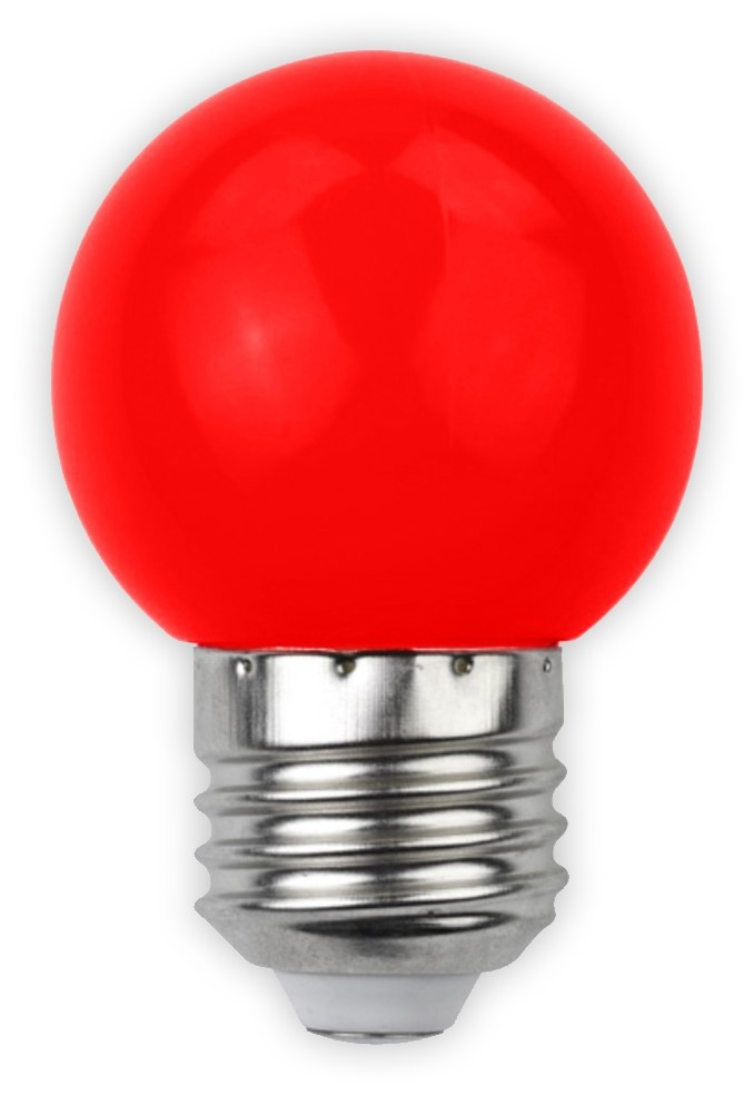 Avide Decor LED bulb G45 1W E27 Red