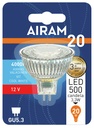 Airam LED lyskilde 12V af glas 3.2W 4000K GU5.3