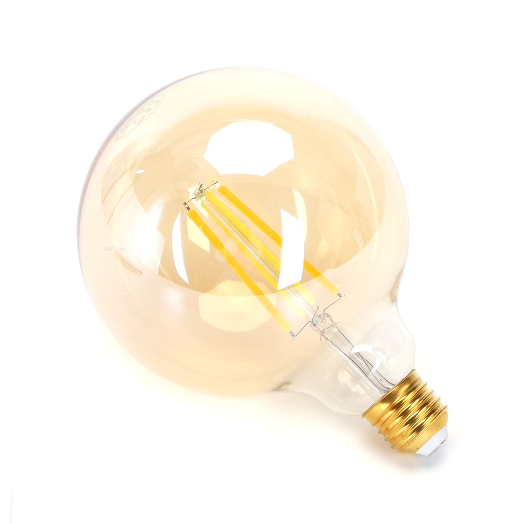 6W smart filament LED-pære G125 6W smart filament LED-lampa G95 CCT WIFI + Bluetooth Amber
