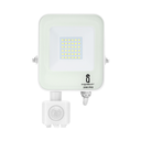 LED Projektør 20W med PIR sensor 4000K IP65 IK07