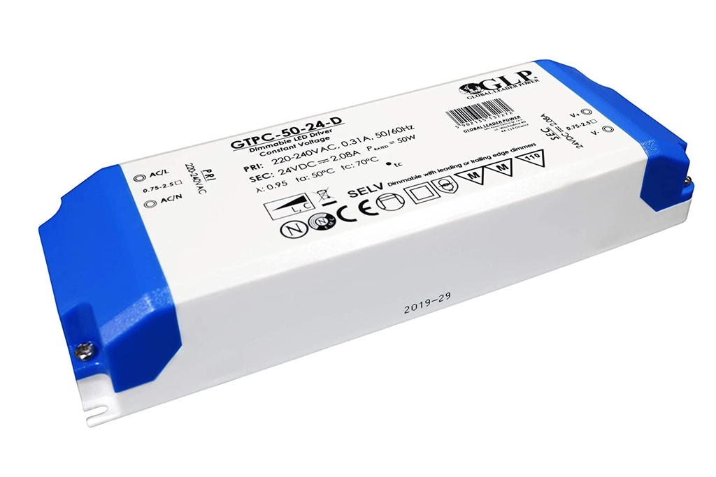 Power supply 24V, 50W, 2,08A, Dimmable
