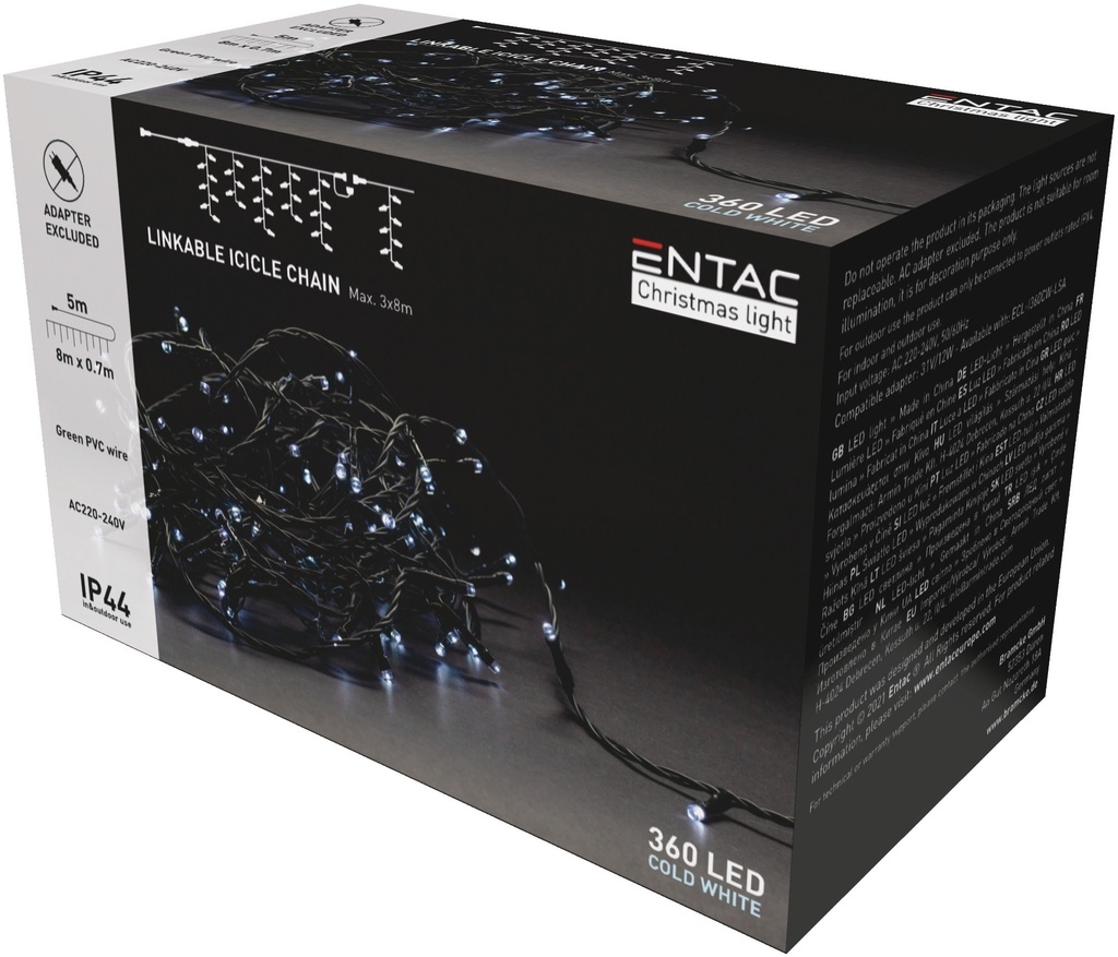 Lyssnor Istap 360 LED 8m extra kold hvid