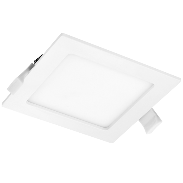 Forsænket firkantet 12W LEDpanel 3000K