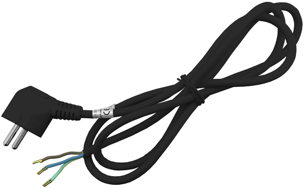 Netledning sort 150cm