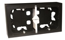 Efapel Double surface mount box black Logus90