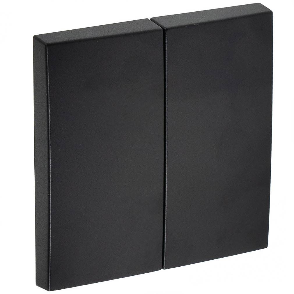Efapel Rocker for switches double black Logus 90