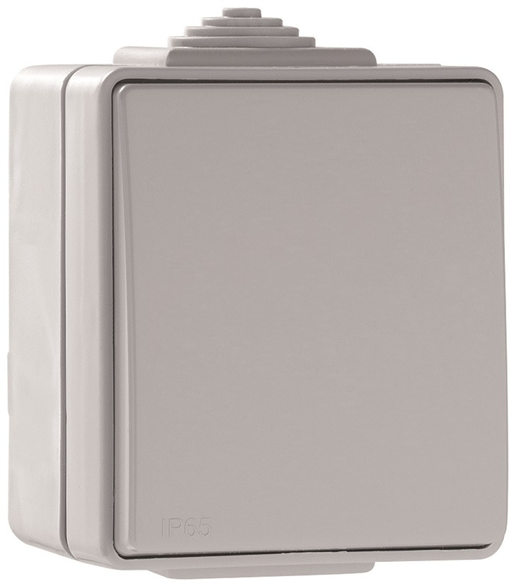 Efapel Single Pole Switch IK07 IP65 Grey