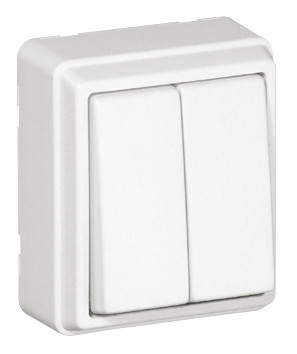 Efapel Two Circuits Switch White