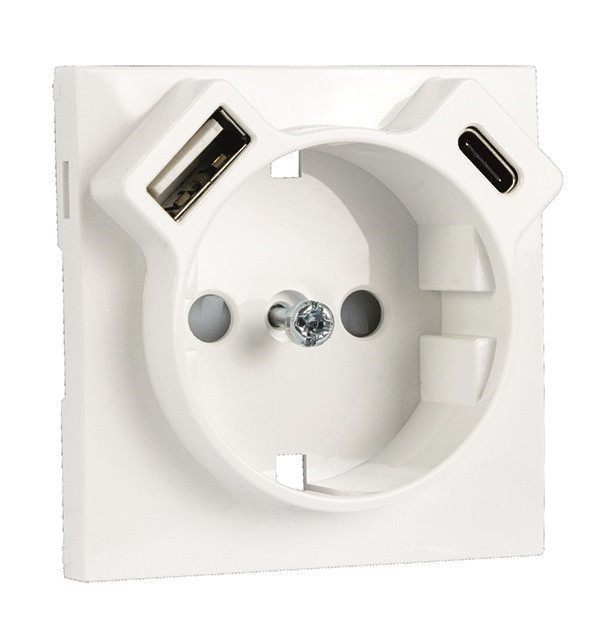 Efapel Cover til stik med USB