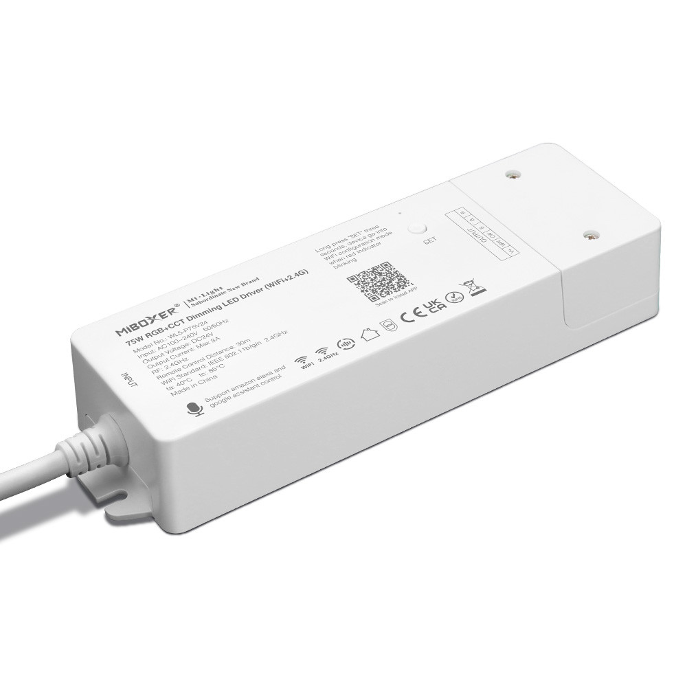 Mi-Light WL5-P75V24 75W RGB+CCT Dimming LED Driver + PUSH (WiFi+2.4G)