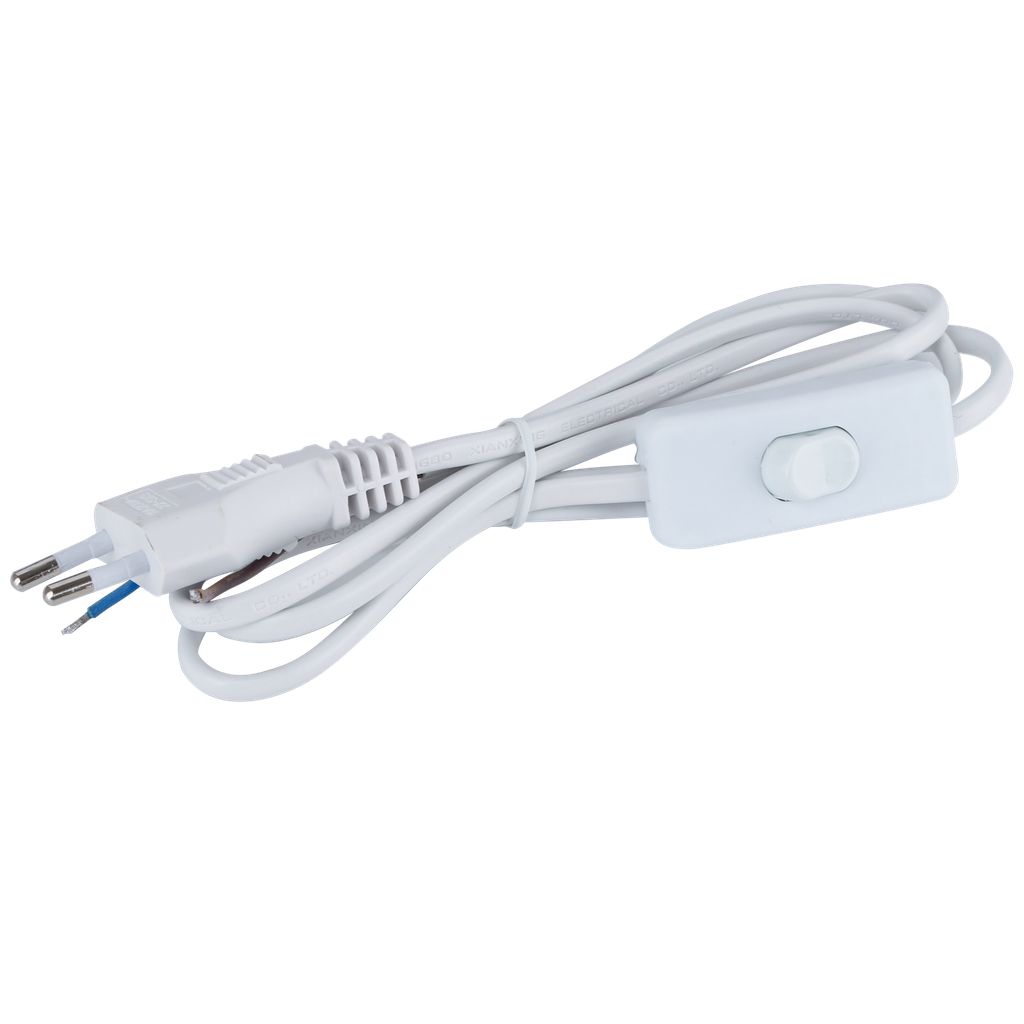 Mellemafbryder m/kabel hvid 1,5m