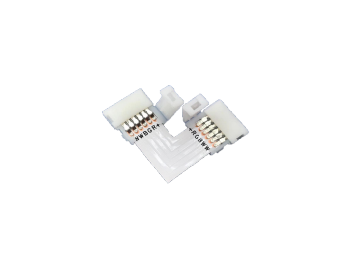 Hjørnestik til RGB+CCT 90 grader 12mm