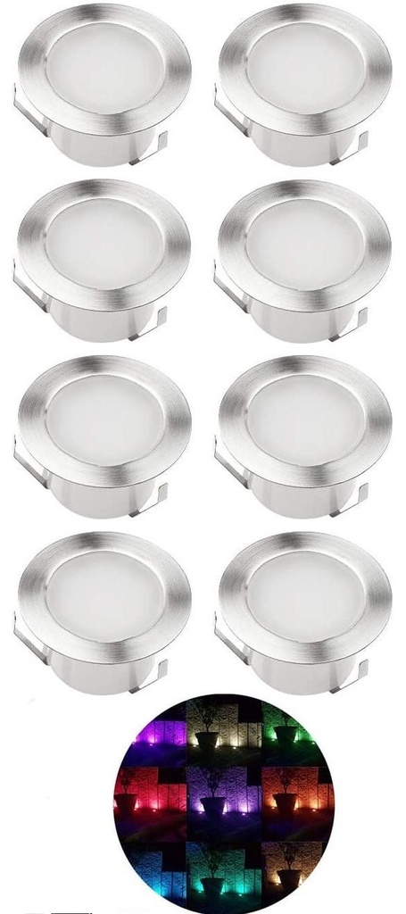 Dækbelysning 10-Pak RGB 42mm