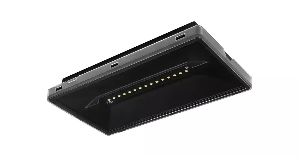 LED Emergency Lighting Vella SO 150 SA 3H AT IP65 Black