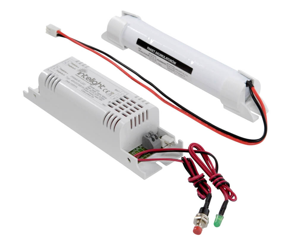 Nødstrømssæt Primus LED D9/A 2h MT NiCd 3xC 3,6V 2,5Ah