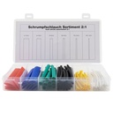 Krympeslange Sortiment 2:1 10cm 80STK farverig