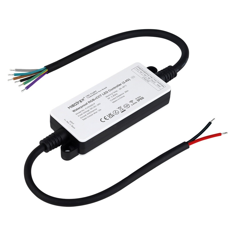Mi-Light FUT038S-P Vandtæt RGB+CCT LED-controller