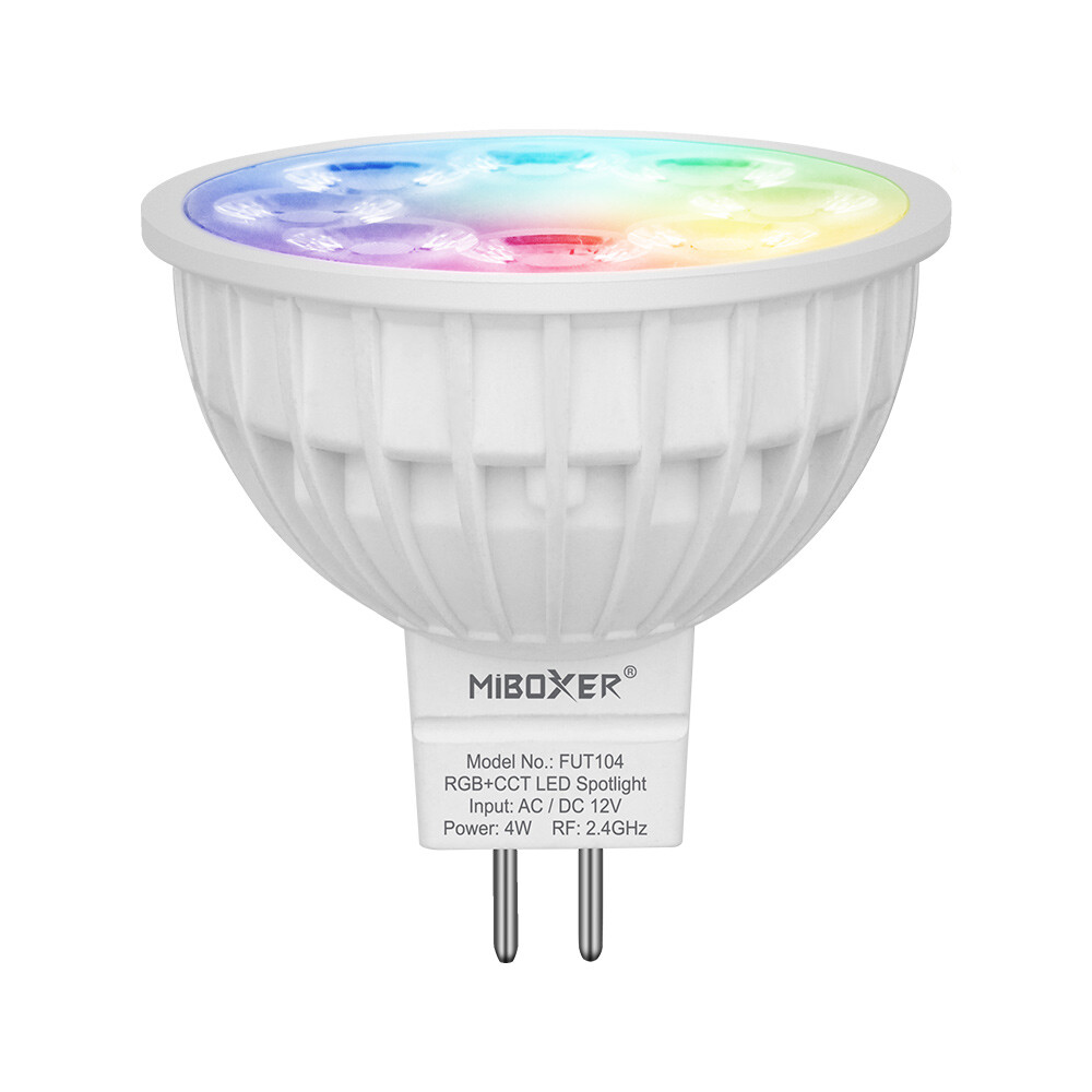 Mi-Light LED MR16 4W RGB+CCT 12V FUT104 (2.4G)