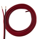 Kabel rød og sort 2 ledere 0.75mm² 10m