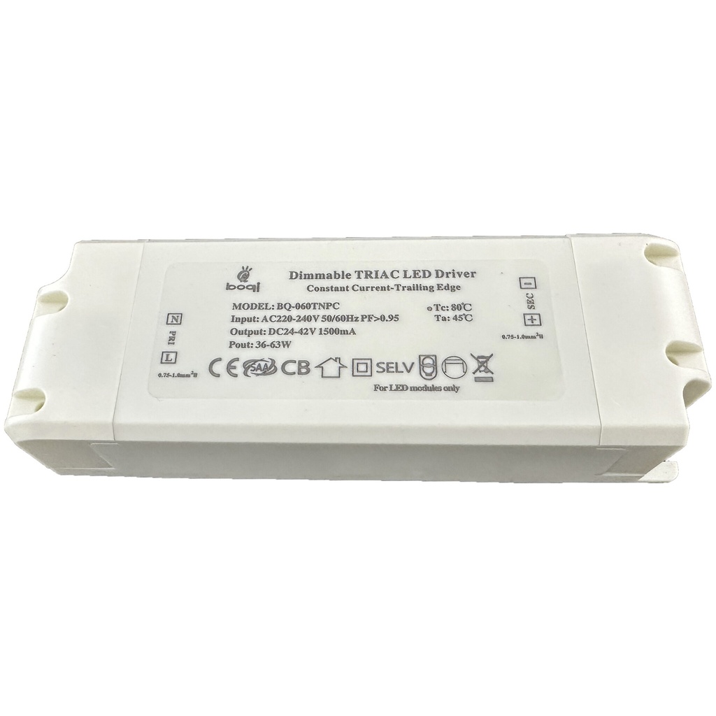 Dimmable led driver 60 watt triac