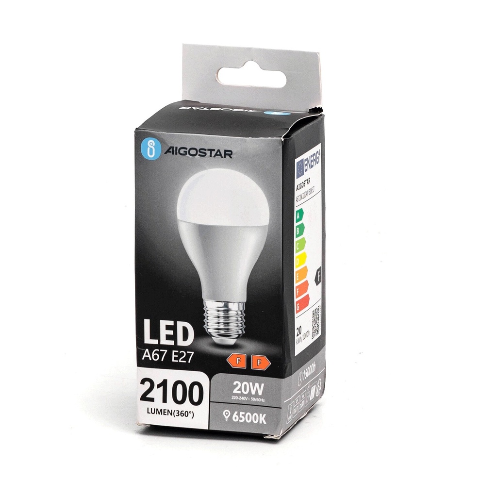 LED A67 E27 20W 6400K