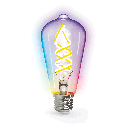 Smart Filament Lamp ST64 E27 4.9W RGB+CCT