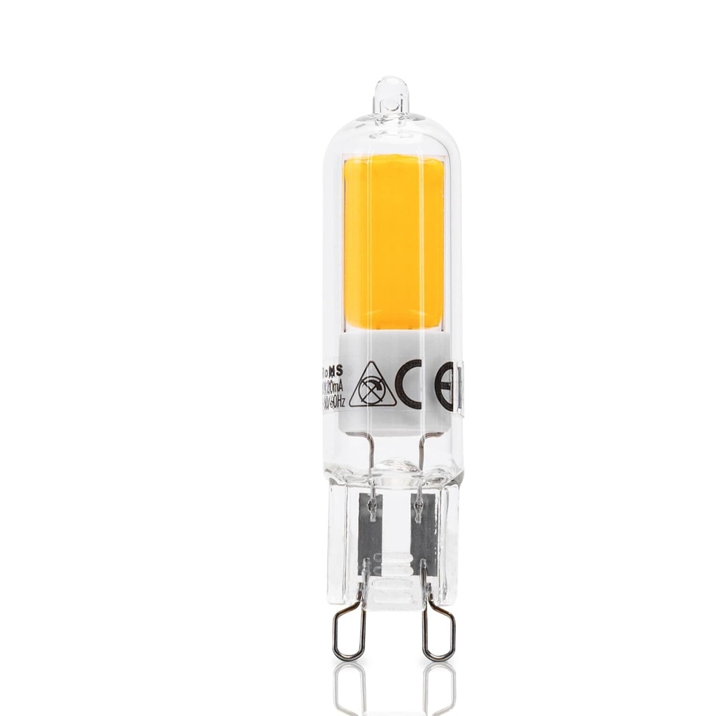 LED G9 4W 3000K Glas