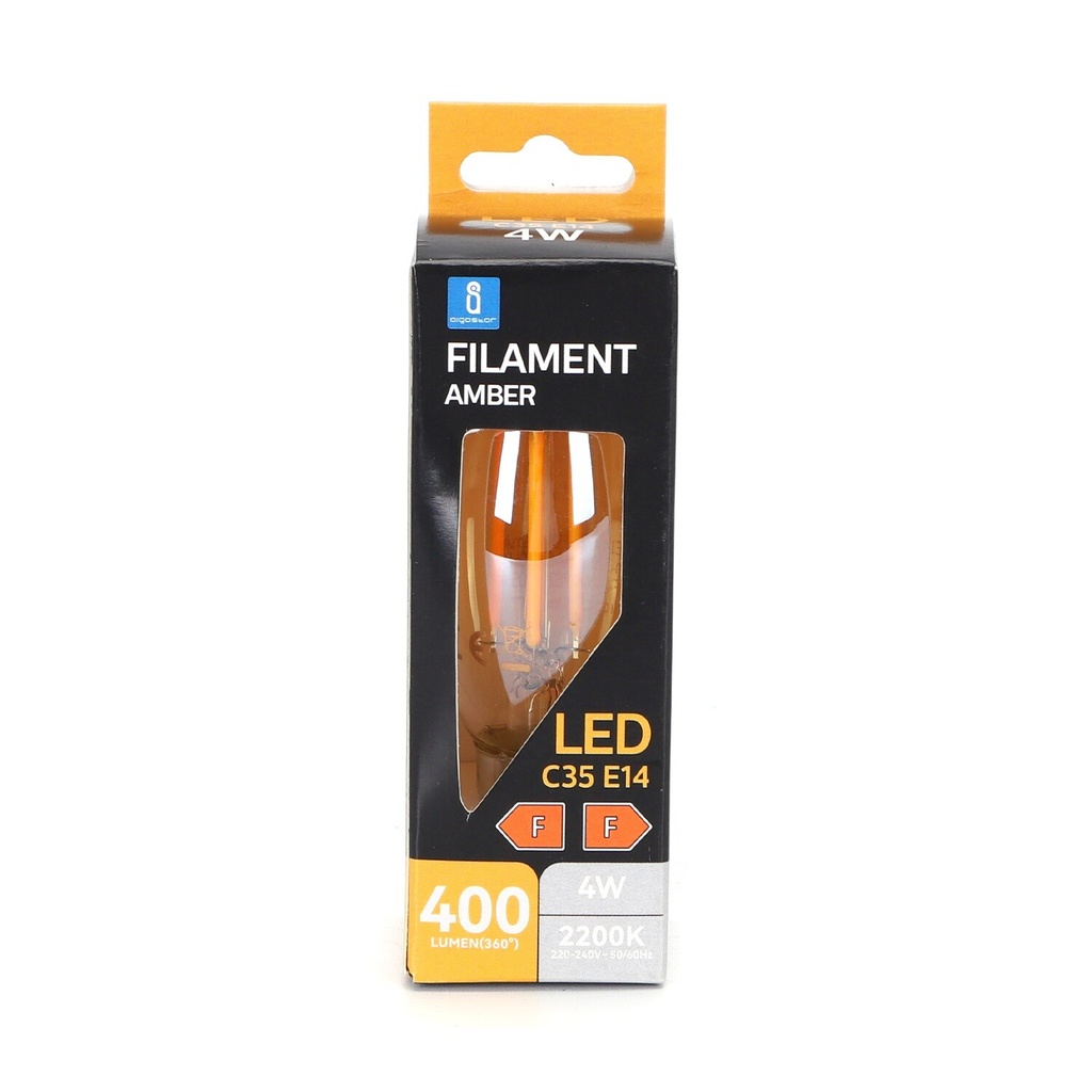 LED filamentlampe E14 G35 4W 2200K