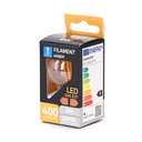 LED filamentlampe E27 G45 4W 2200K