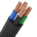 RGBW cable black round