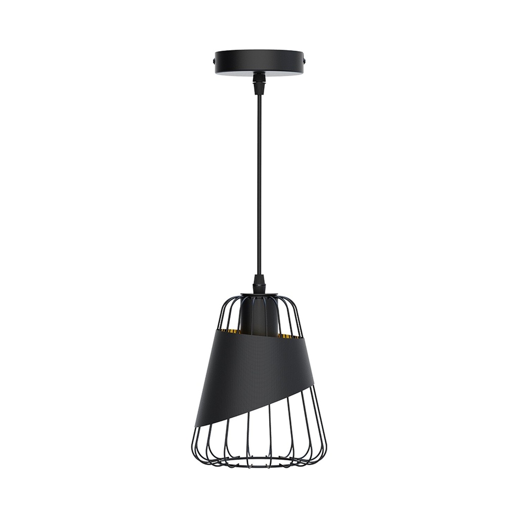 Loftslampe med jernramme, E27