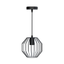 Retro loftslampe med stålramme, E27