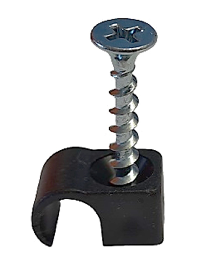 Screw clips 8-12 black 3.9x32 (100pcs)