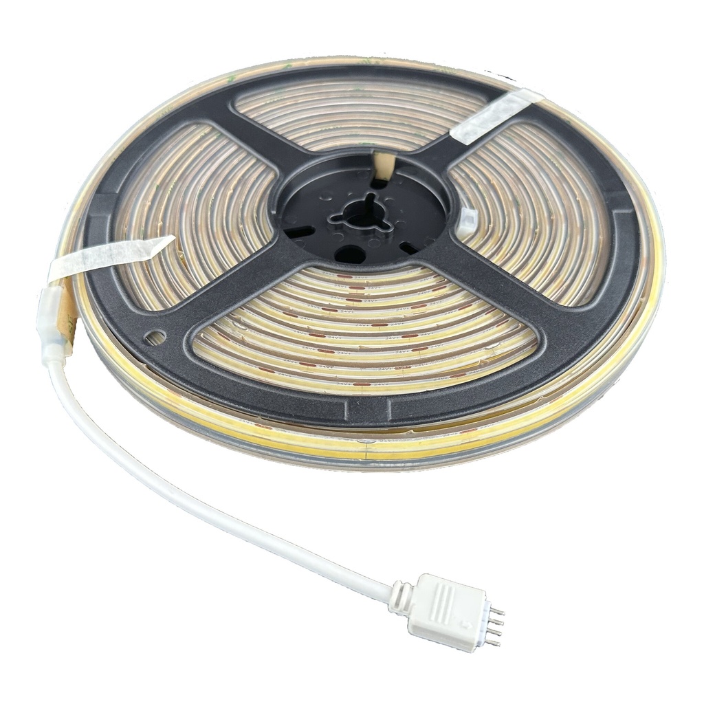 COB LED strip CCT, 15W/m 24V IP67