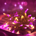Light string 500 LED 50 m warm white and pink
