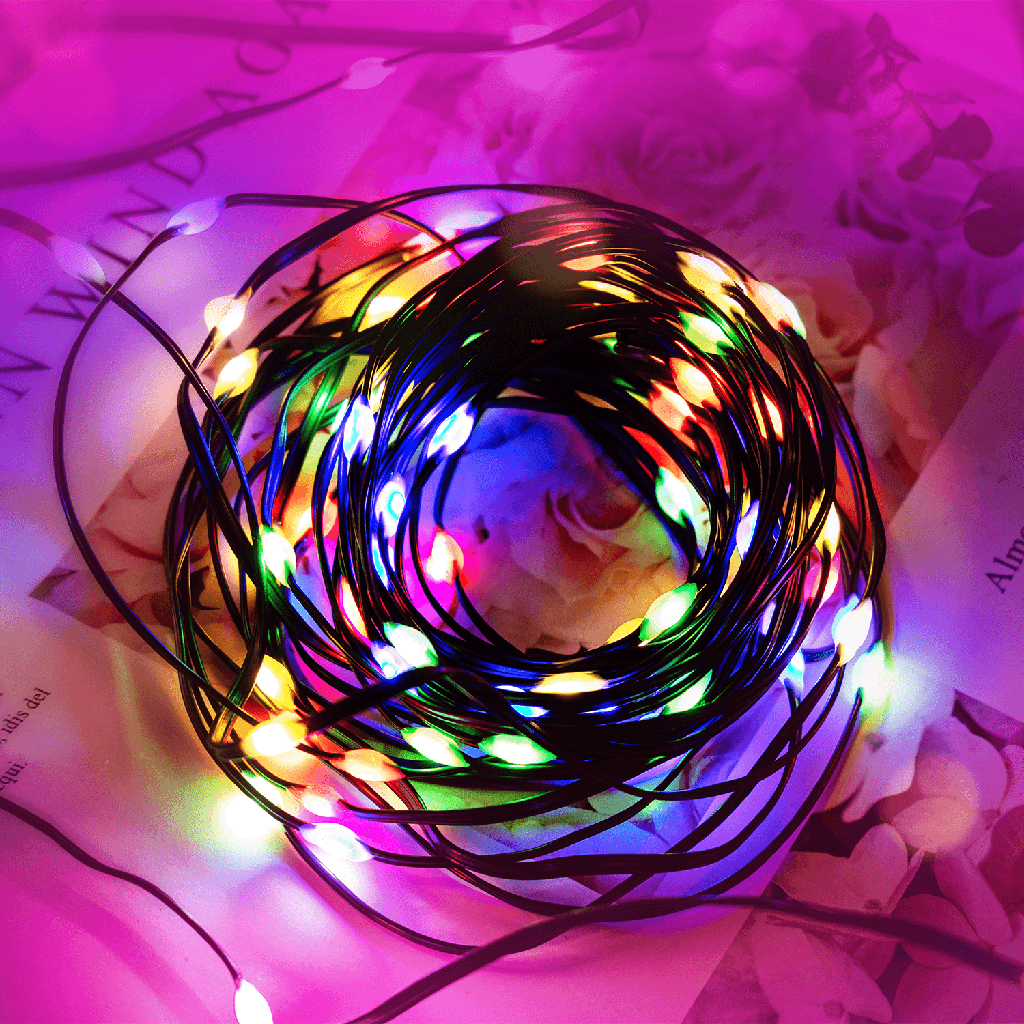 Lyssnor 500 LED 50 m RGBY
