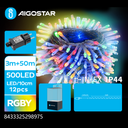 Lyssnor 500 LED 50 m RGBY