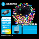 Lyssnor 1000 LED 50 m RGBY