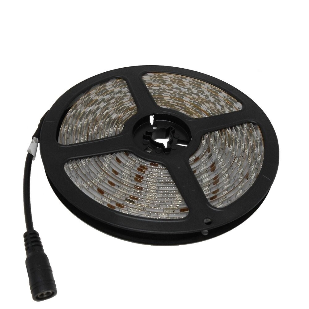 Led strip light 120LEDS 12V 6000K IP65 9,6W/m DC plug
