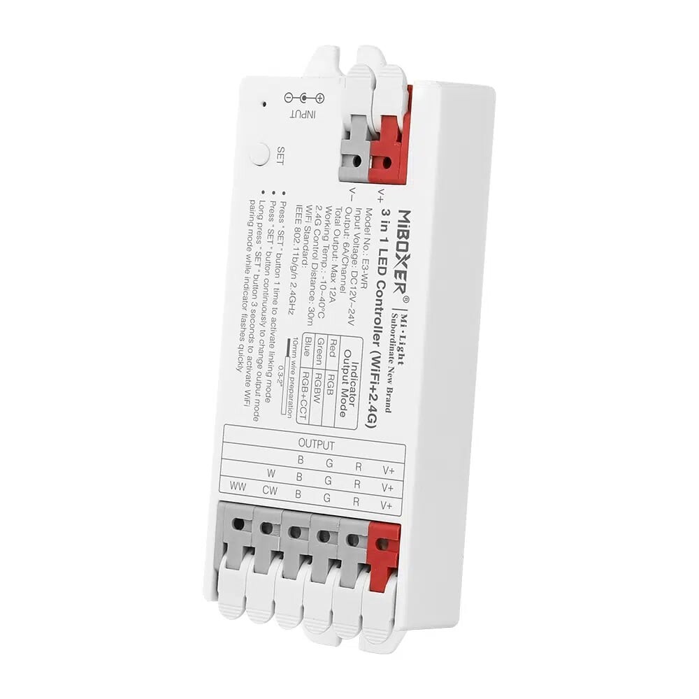 Mi-light E3-WR 3 In 1 LED Controller (WiFi, 2.4GHz, DMX512)