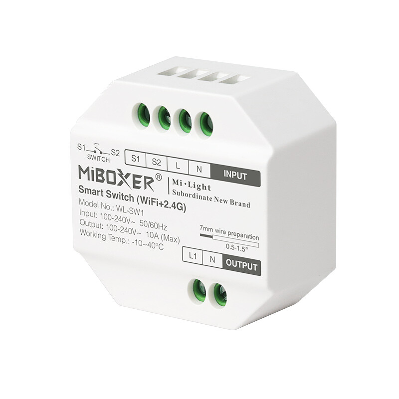 Mi-Light WL-SW1 Smart relæ (WiFi+2.4G)
