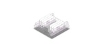 Connector joint strip to strip COB RGB + CCT 6 pin 12 mm
