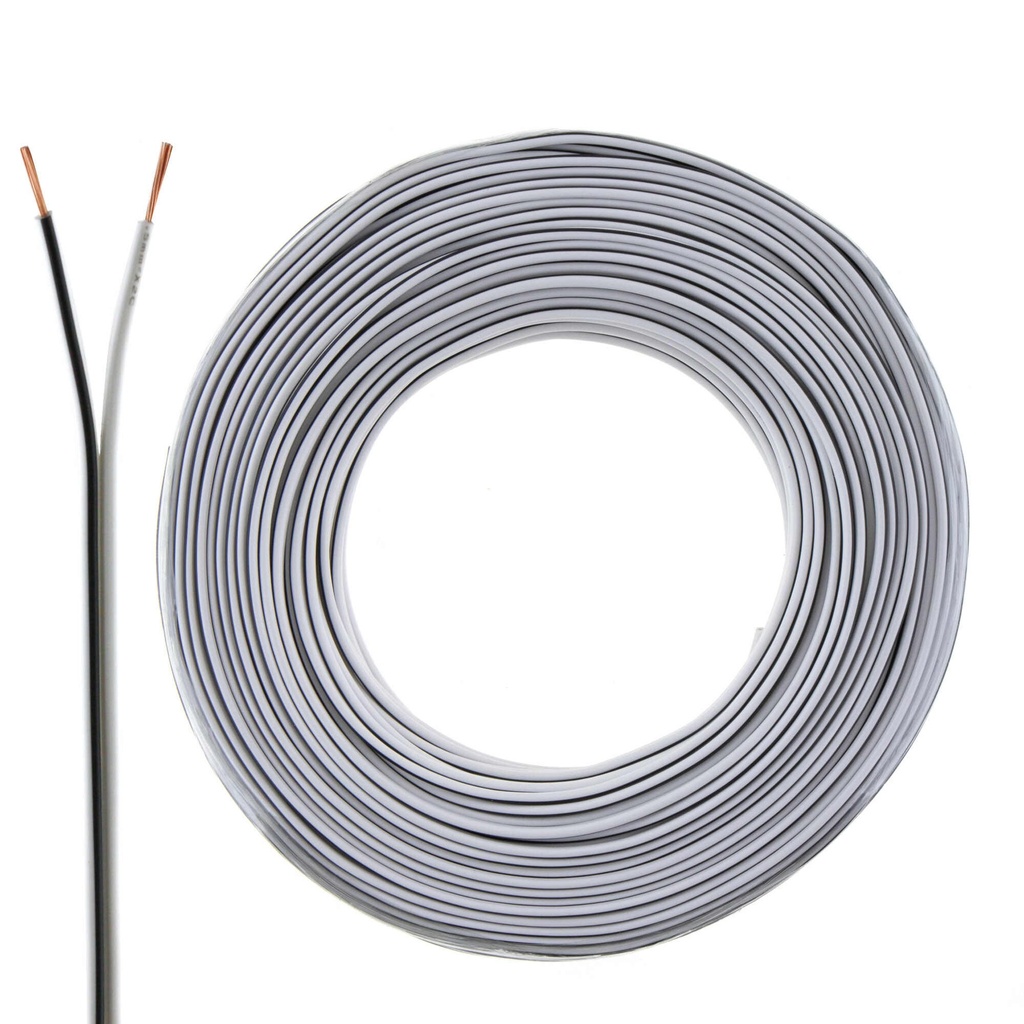 White cabel 0.75mm² 25m