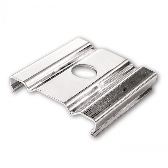 O13 Monterings clips til aluminiumsprofil