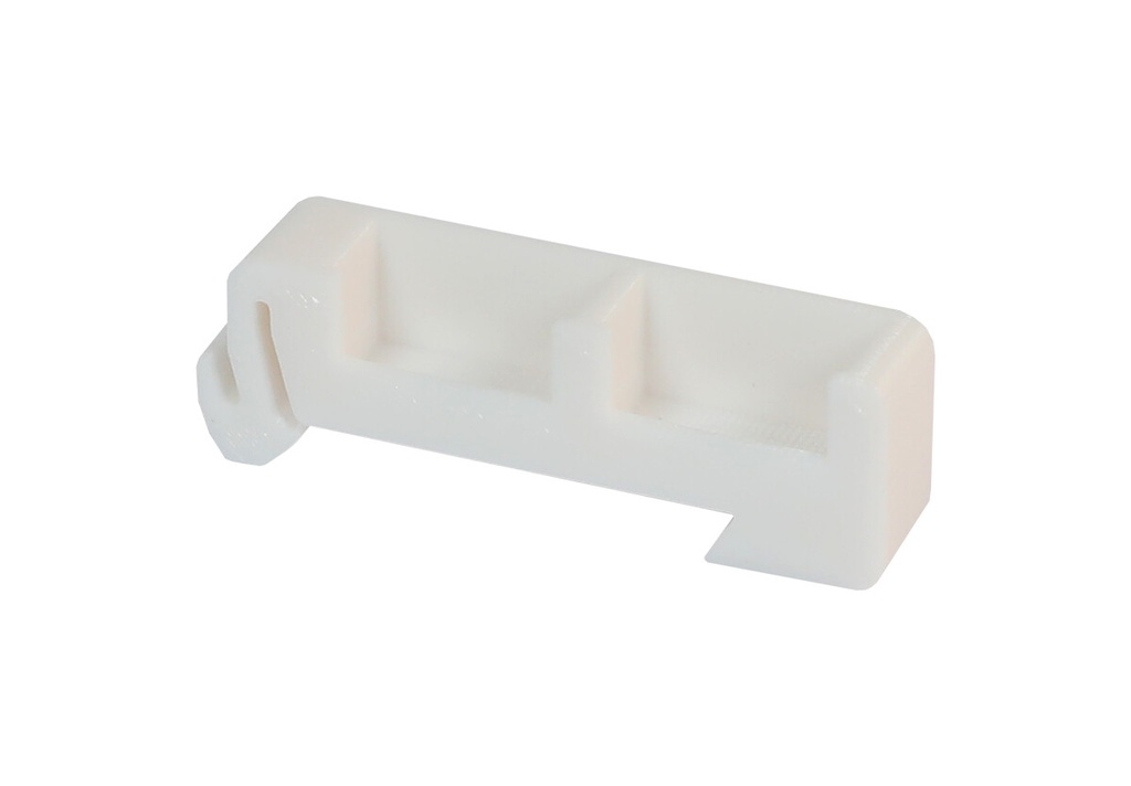 WAGO holder, single row, for 2 x WAGO 221-413
