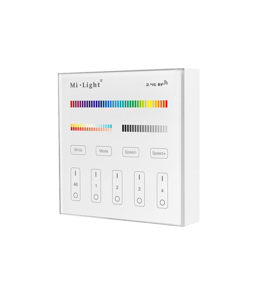 Mi-light B4 4-Zone Panel Remote RGB+CCT (2.4G)