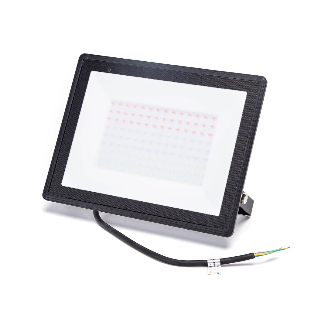 LED RGB Projektør Sort 100W