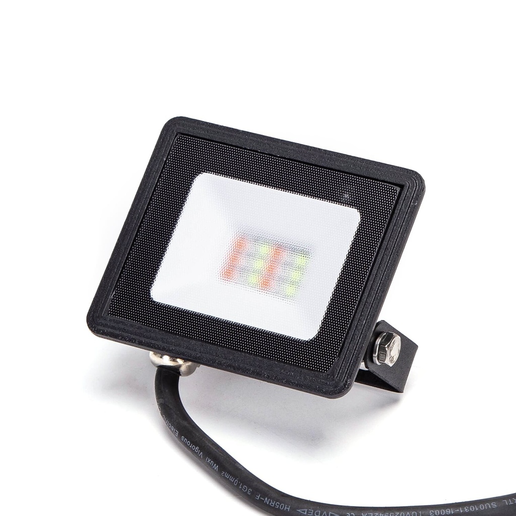 LED RGB Floodlight Black 10W