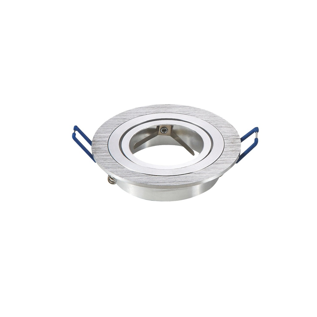 Recessed spot GU10 brushed aluminium