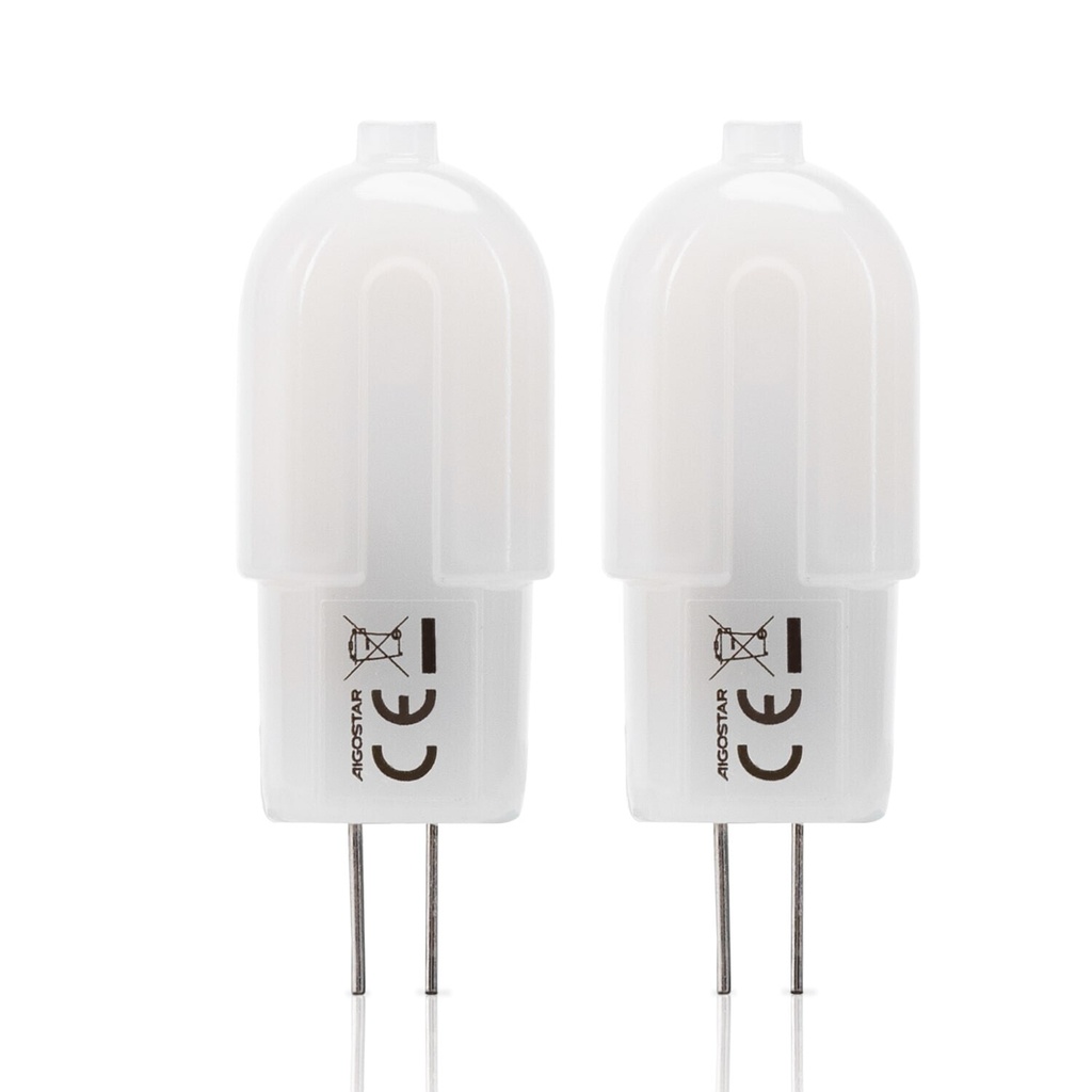 Led G4 1,7W cold white AC/DC 12V 6500K 2-pack